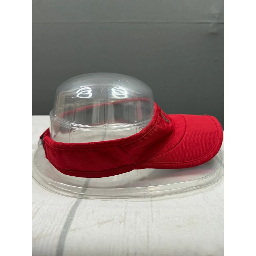 Nike Visor Unisex Red Adjustable Swoosh‎ Logo OSFA